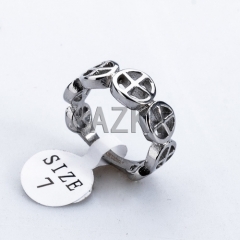 Stainless steel ring-Steel color