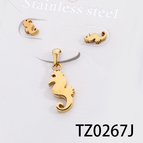 Stainless steel jewelry set