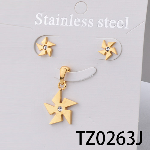 Stainless steel jewelry set