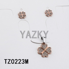 Stainless steel jewelry set