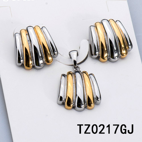 Stainless steel jewelry set