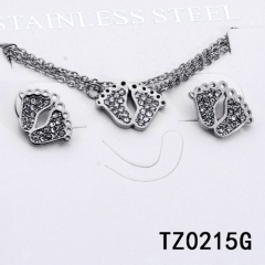 Stainless steel jewelry set