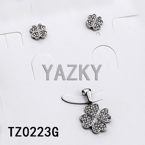 Stainless steel jewelry set