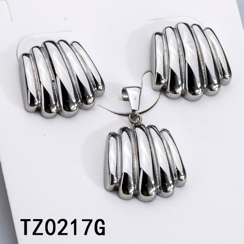 Stainless steel jewelry set