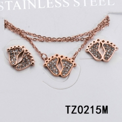 Stainless steel jewelry set