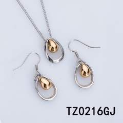 Stainless steel jewelry set