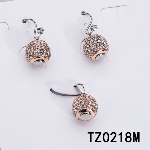 Stainless steel jewelry set