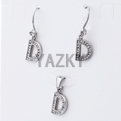 Stainless steel jewelry set