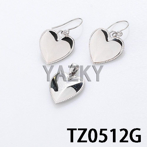 Stainless steel jewelry set