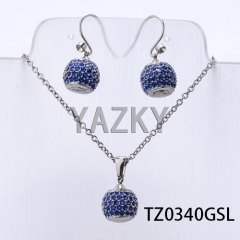 Stainless steel jewelry set