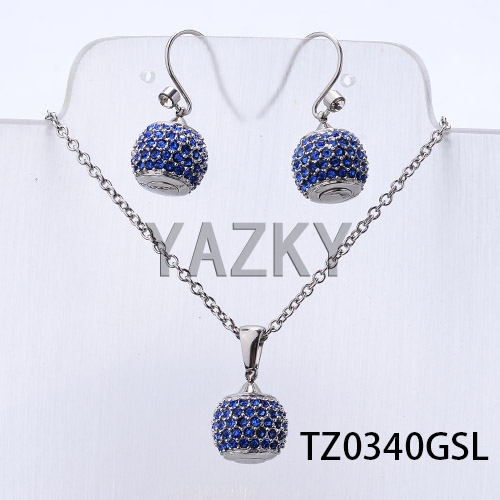 Stainless steel jewelry set