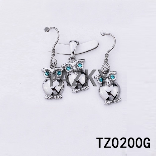 Stainless steel jewelry set