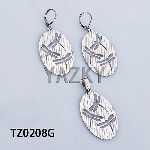 Stainless steel jewelry set