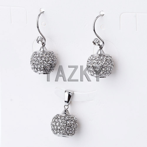 Stainless steel jewelry set