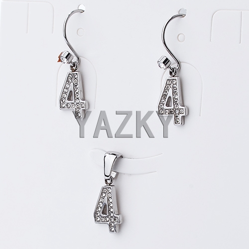 Stainless steel jewelry set