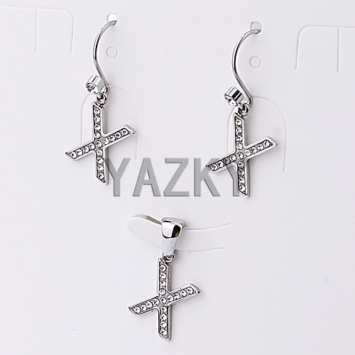 Stainless steel jewelry set