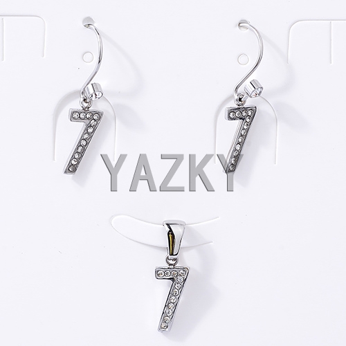 Stainless steel jewelry set