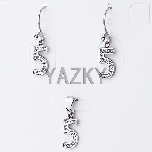 Stainless steel jewelry set