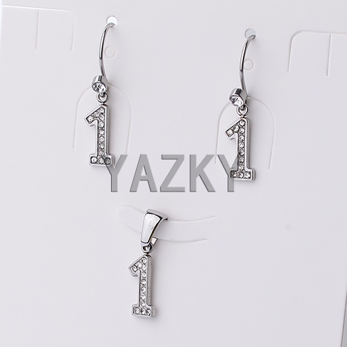 Stainless steel jewelry set