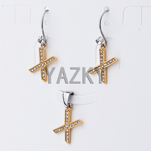 Stainless steel jewelry set