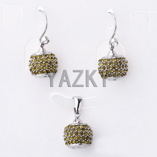 Stainless steel jewelry set