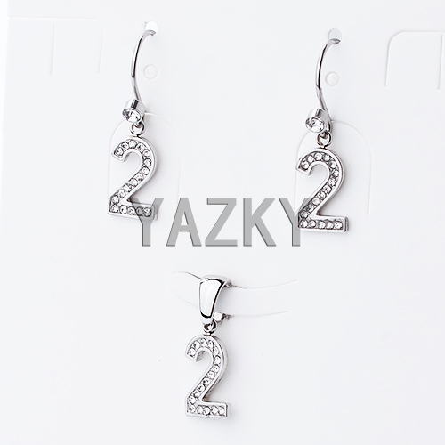 Stainless steel jewelry set