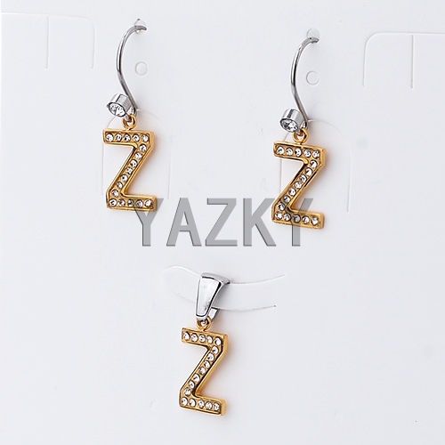 Stainless steel jewelry set