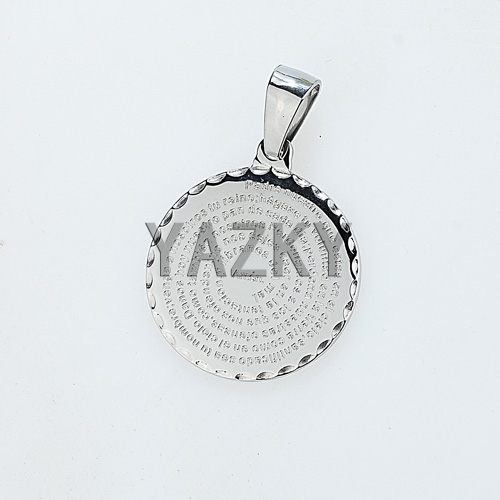 Stainless steel pendant