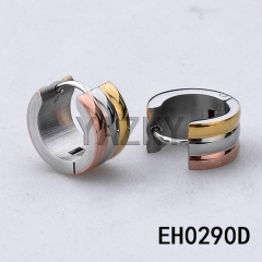 12*12mm Fashion two-tone colors earring