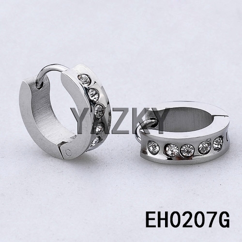 Fashion 4*9mm stainless steel earring