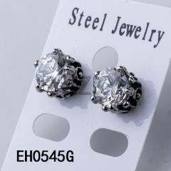Fashion stainless steel ear stud 8mm