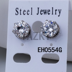 8mm Fashion stainless steel ear stud