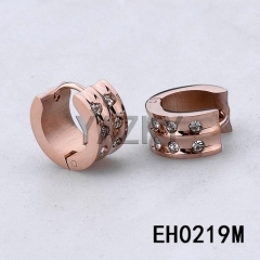 7*12mm Fashion rose gold color earring