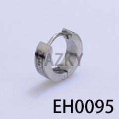 Fashion stainless steel earring, 14*4mm