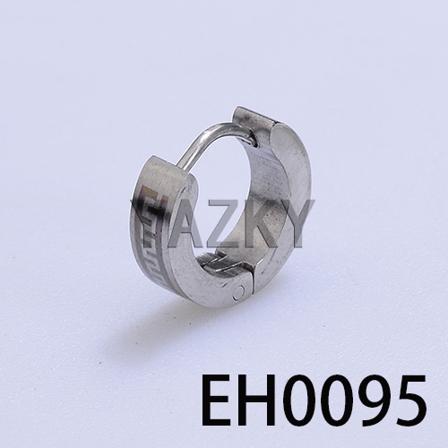 Fashion stainless steel earring, 14*4mm