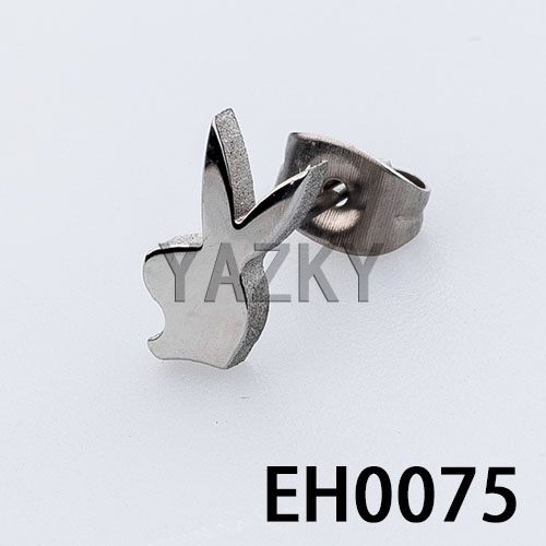 Fashion stainless steel earring, 5*2*10mm