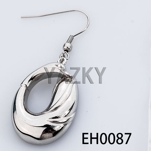 Fashion stainless steel earring, 22*7*54mm