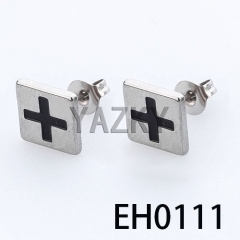 Fashion stainless steel earring, 8*1.5mm