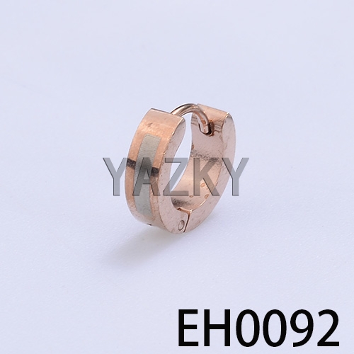 Fashion stainless steel earring, 14*4mm