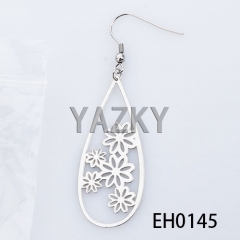 Fashion stainless steel earring, 20*0.5*65mm