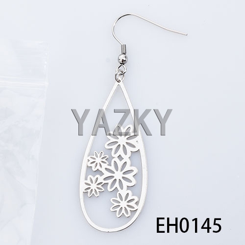 Fashion stainless steel earring, 20*0.5*65mm