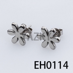 Fashion stainless steel earring, 10*2mm