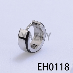 Fashion stainless steel earring, 13*5mm