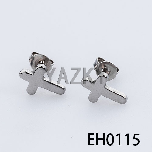 Fashion stainless steel earring, 8*1.5*10mm