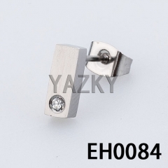 Fashion stainless steel earring, 4*3*10mm