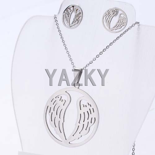 Stainless steel jewelry set