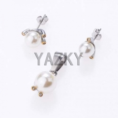 Stainless steel jewelry set