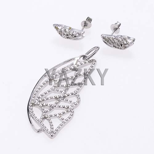 Stainless steel jewelry set