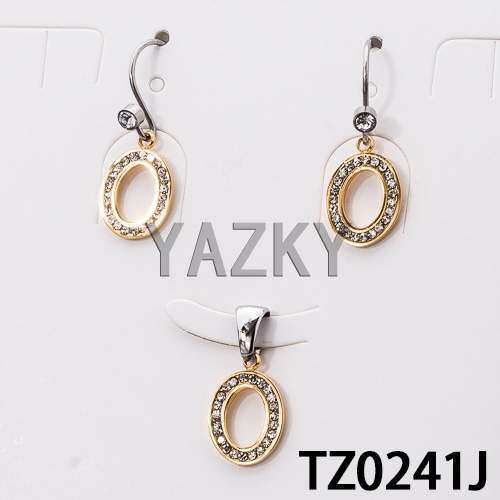 Stainless steel jewelry set