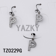 Stainless steel jewelry set